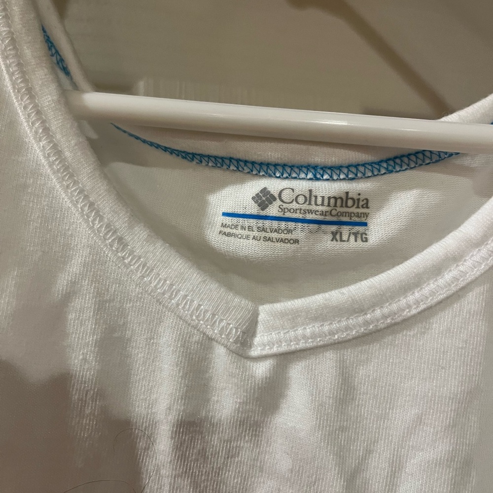 Columbia White Tank Top